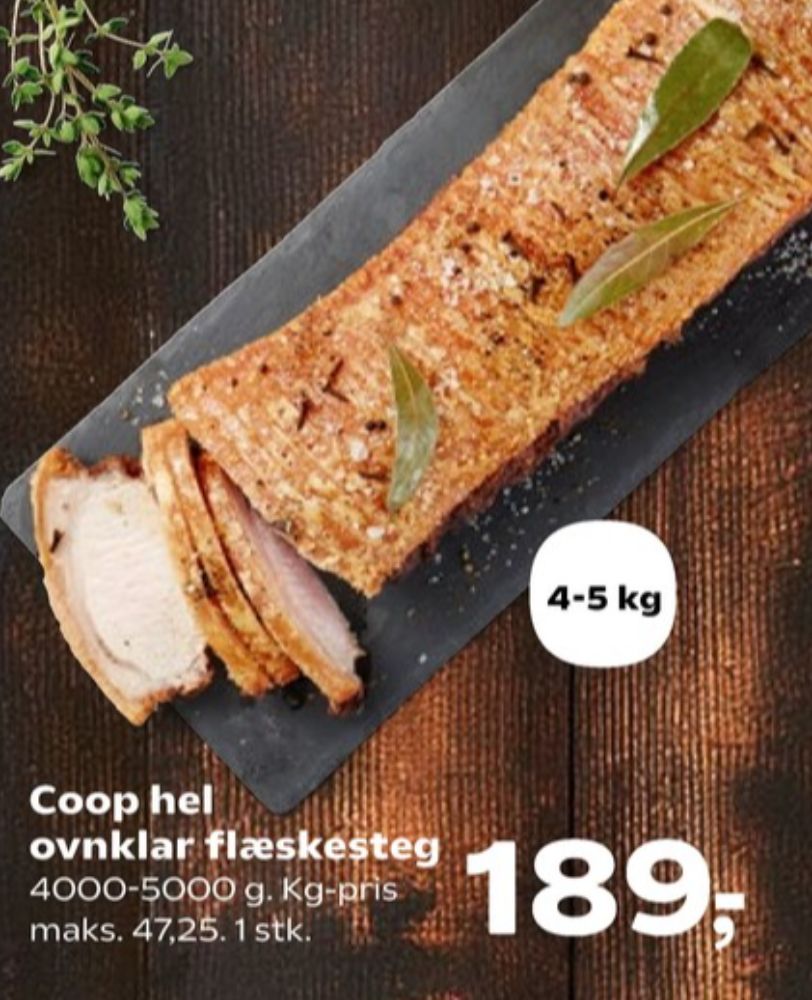 Coop, Flæskesteg
