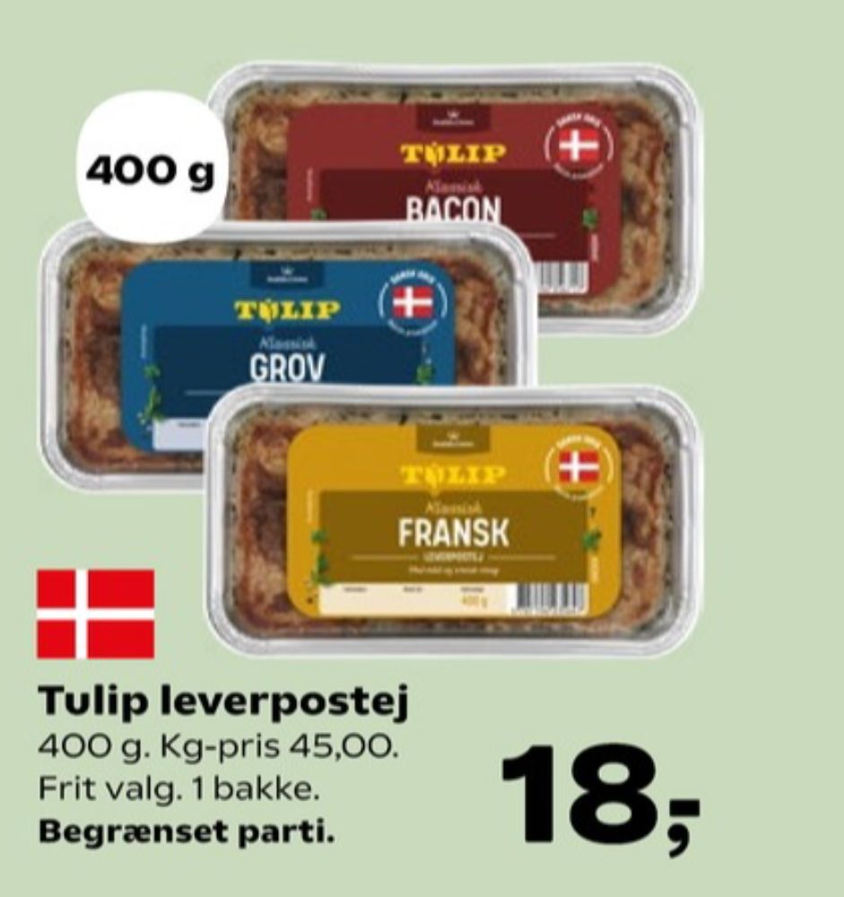 Tulip Klassisk Fransk, Leverpostej