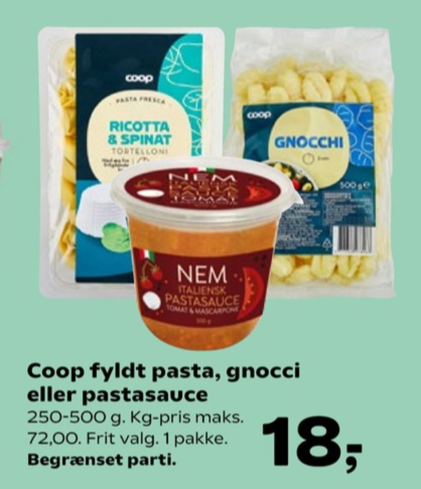 Coop, Gnocchi