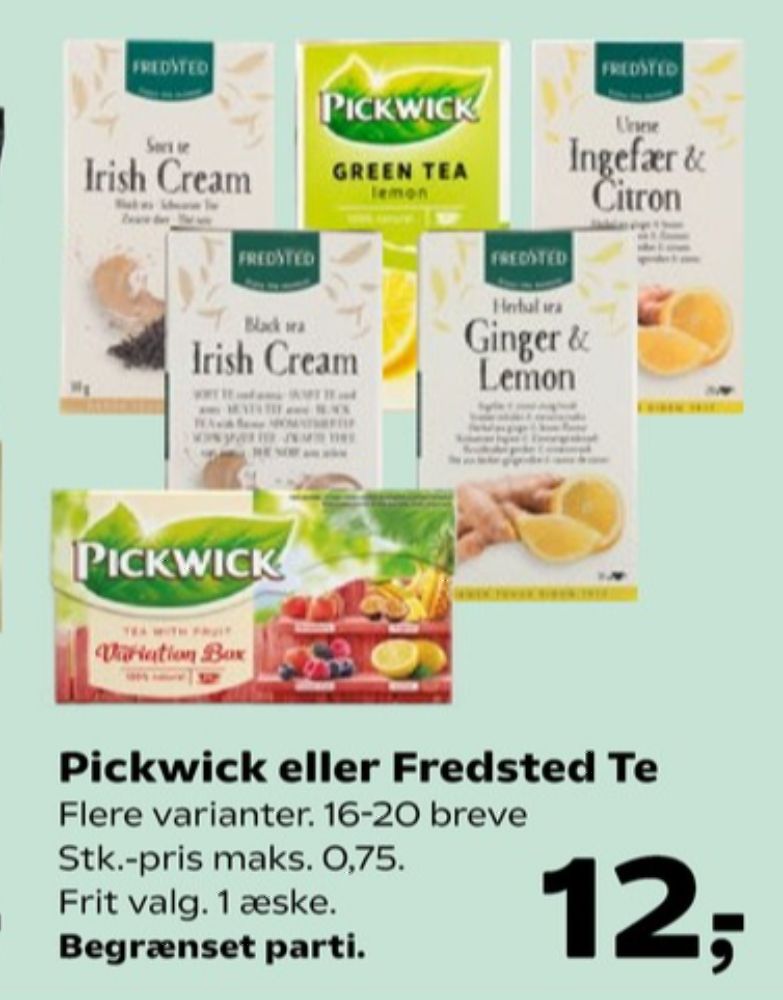 Pickwick, Green Tea Lemon Tebreve