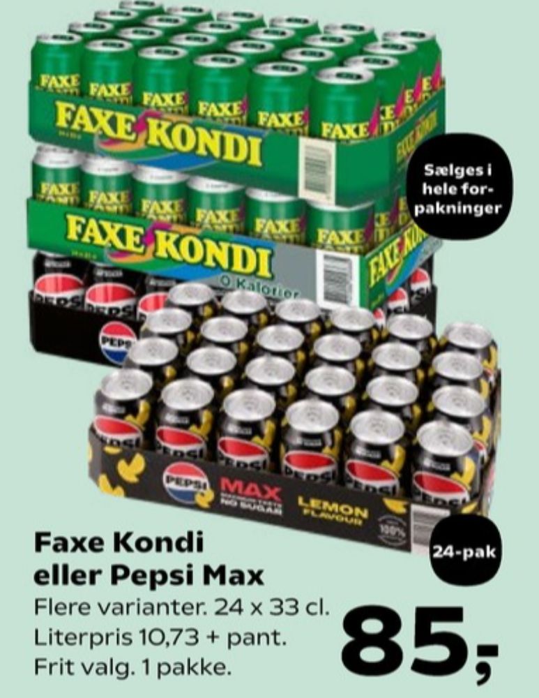 Pepsi Max, Cola 24 pk.