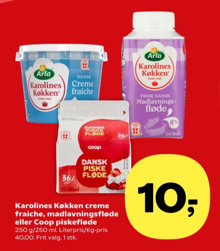 Coop, Piskefløde 36%