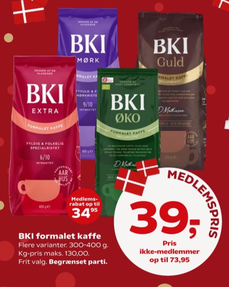 BKI Mørk, Kaffe Formalet