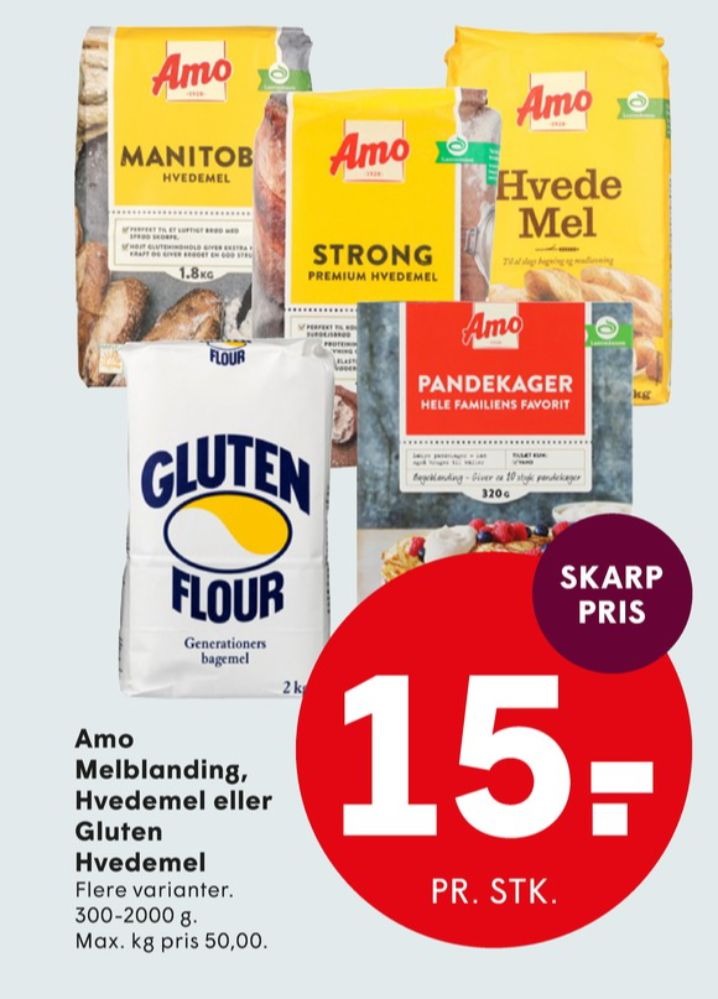 Gluten Flour, Hvedemel