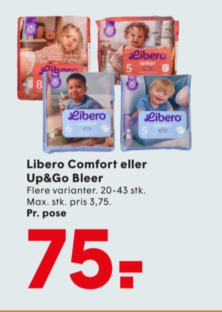 Libero Comfort, Bleer str 3 5-8 kg