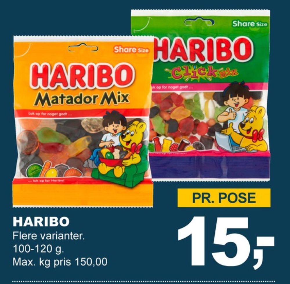 Haribo Click Mix, Slikposer