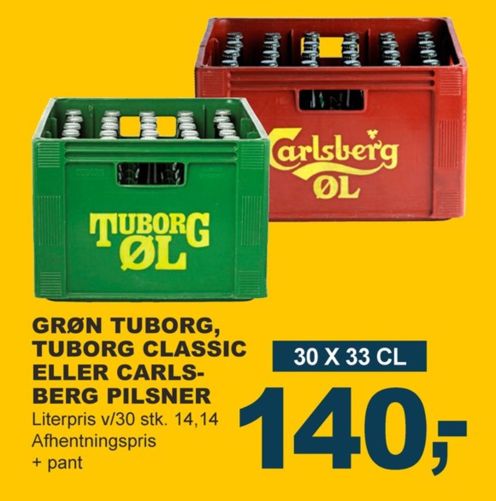 Tuborg Grøn, Øl