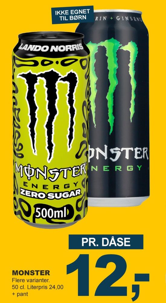 Monster Lando Norris, Energidrik