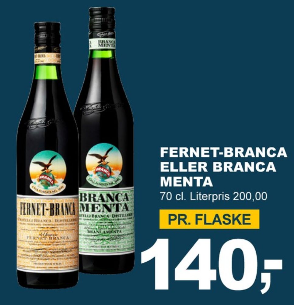 Fernet Branca Brancamenta, Bitter