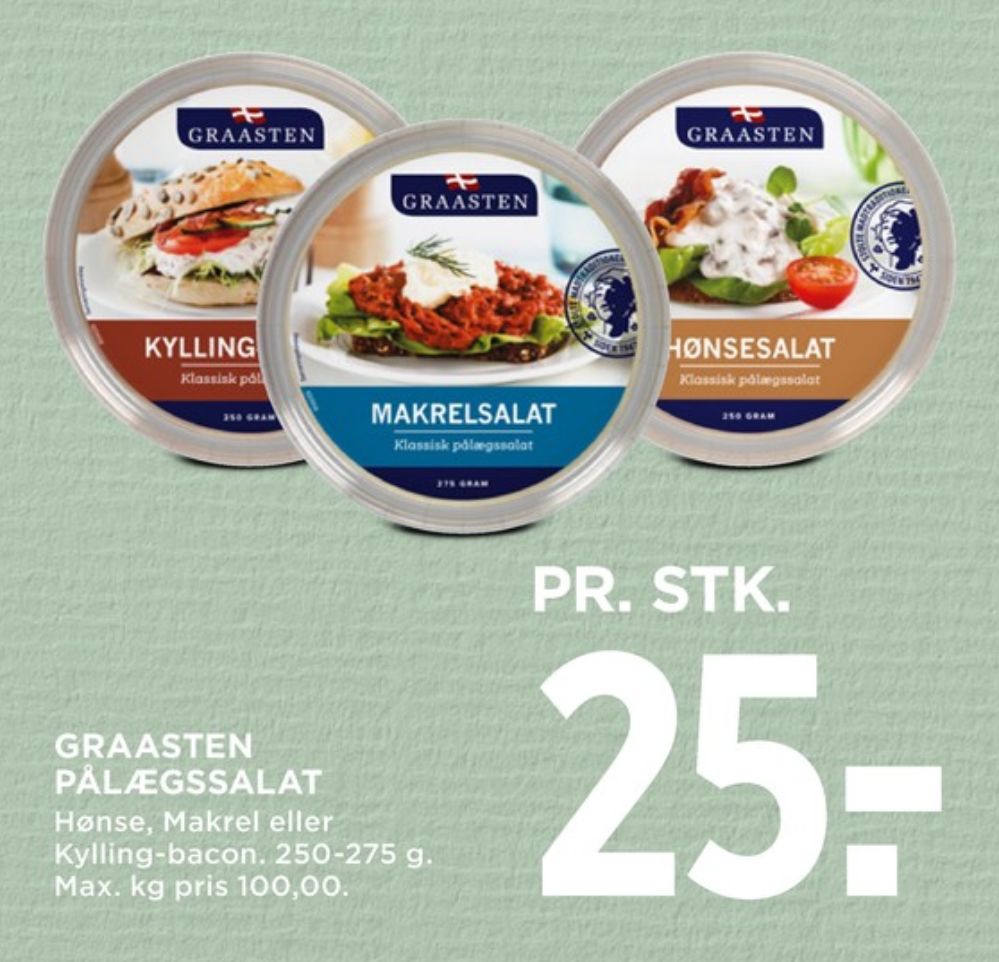 Graasten, Kylling & Baconsalat