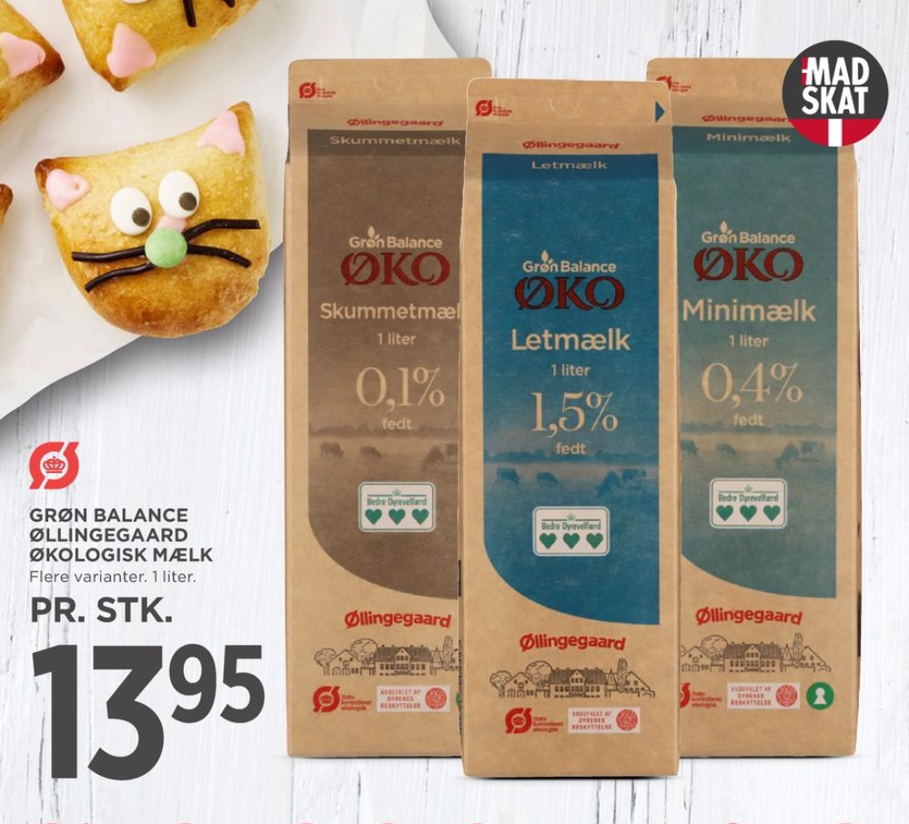 Grøn Balance Øllingegaard, Minimælk 0,4%