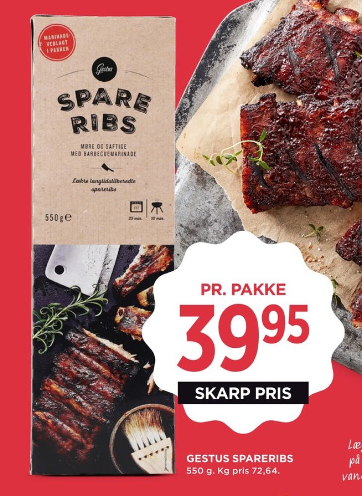 Gestus, Spareribs