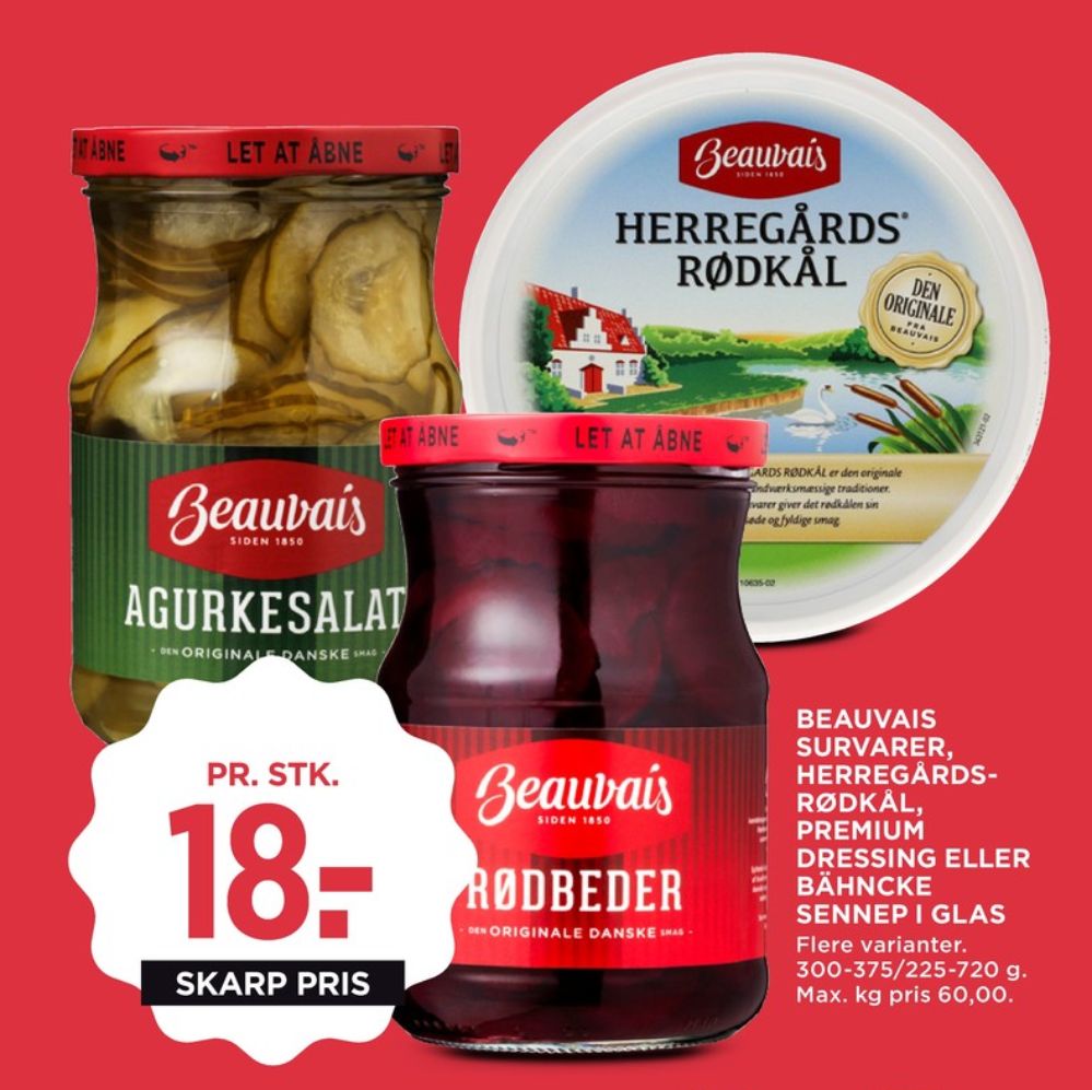 Beauvais, Rødkål-syltet