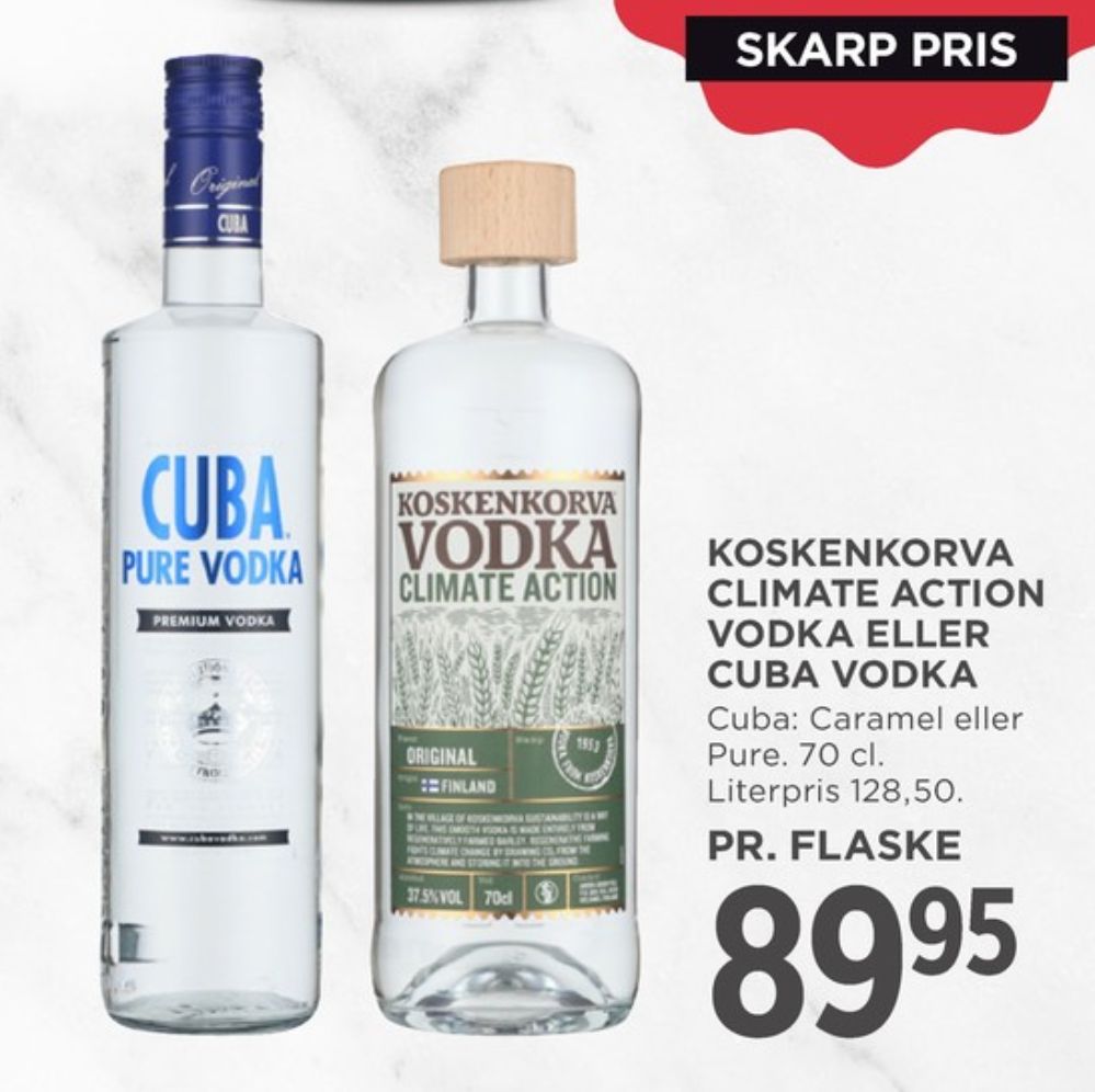 Cuba Pure Vodka, Vodka