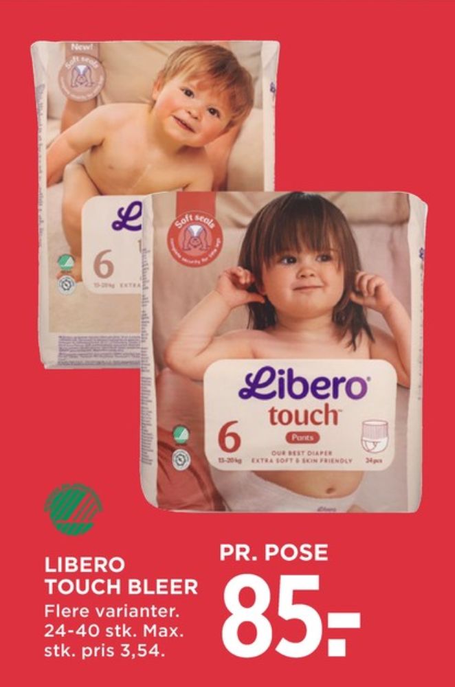 Libero Touch, Bleer str 6 13-20 kg