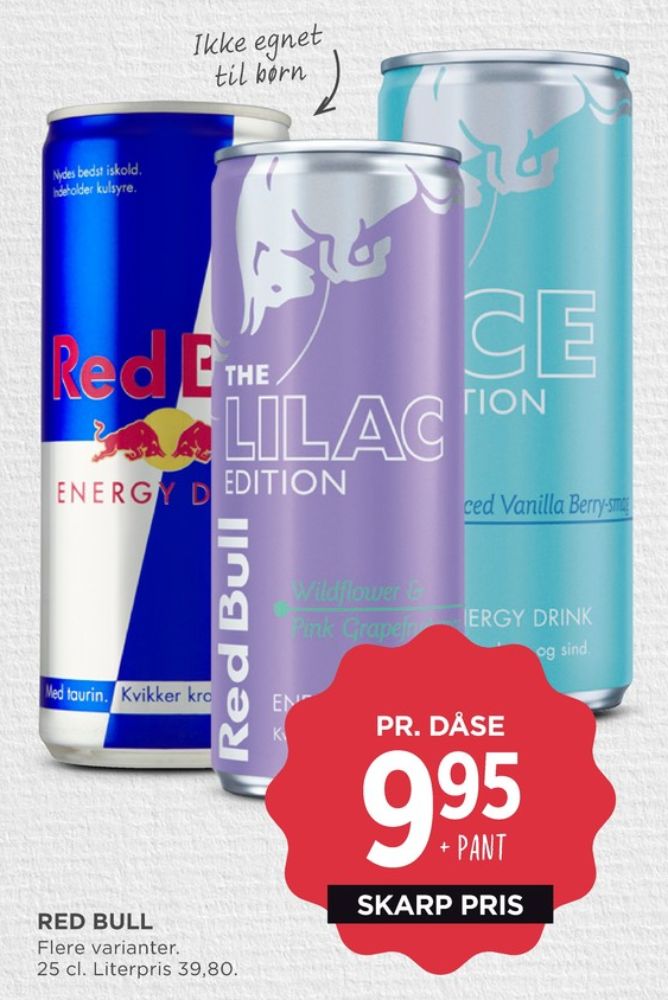 Red Bull Energy, Energidrik