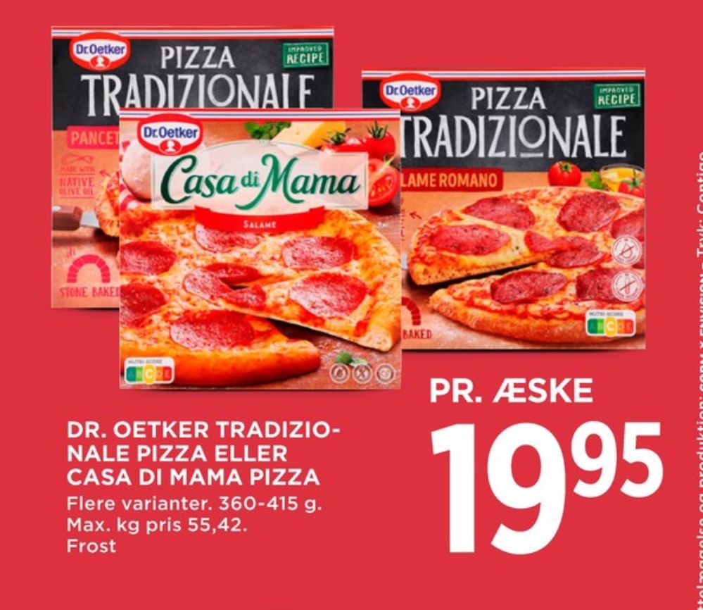 Tradizionale, Pancetta Delicata Pizza