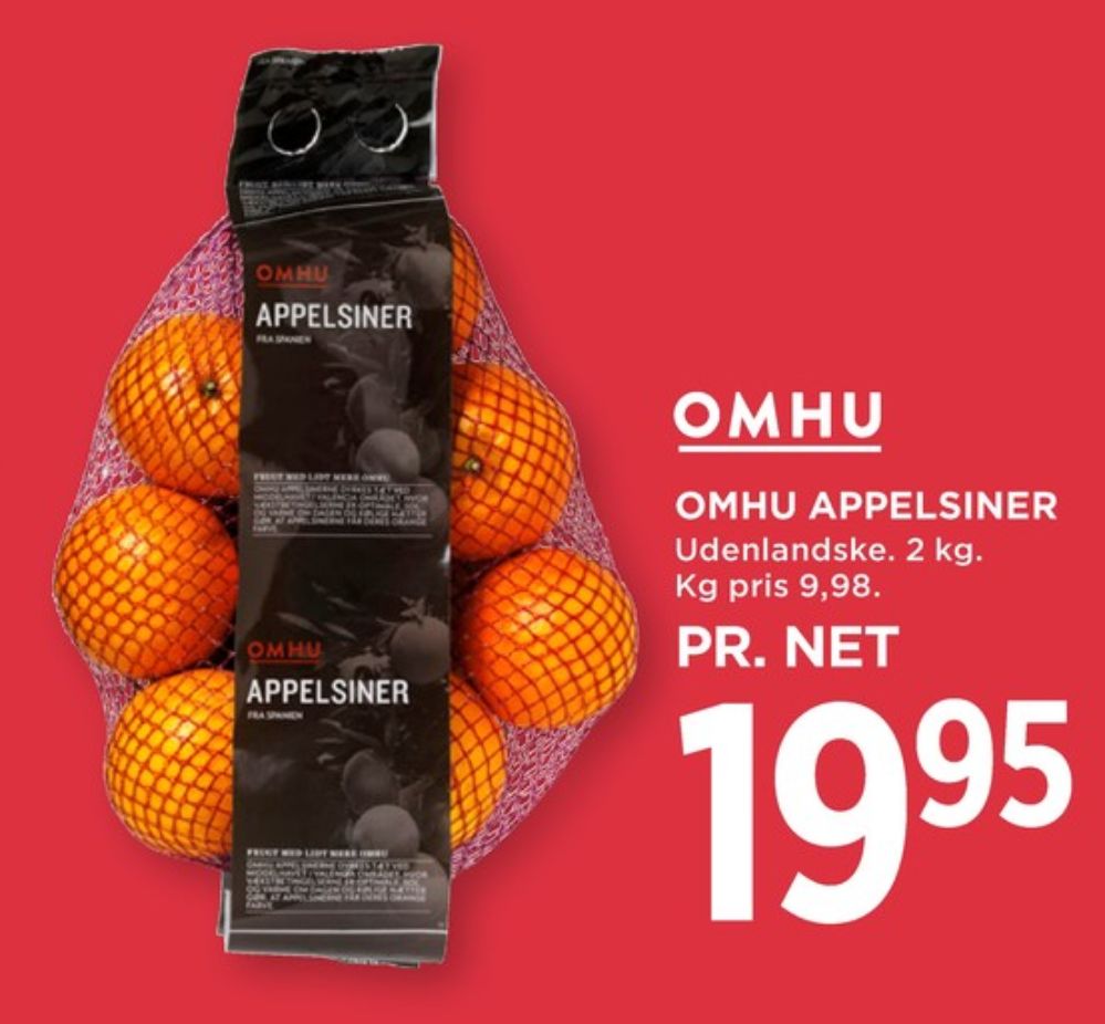 OMHU, Appelsiner