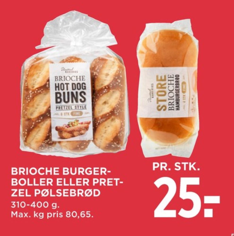 United Bakeries, Brioche Hot Dog Buns Pretzel Style