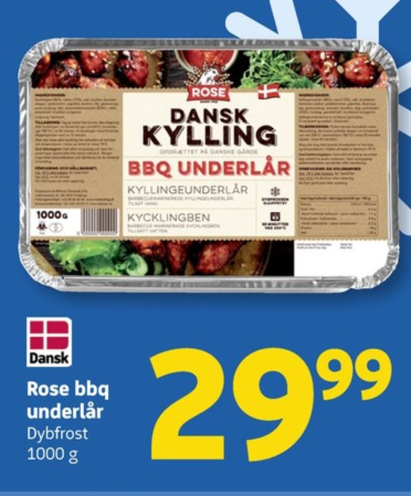 Rose, Kyllingeunderlår