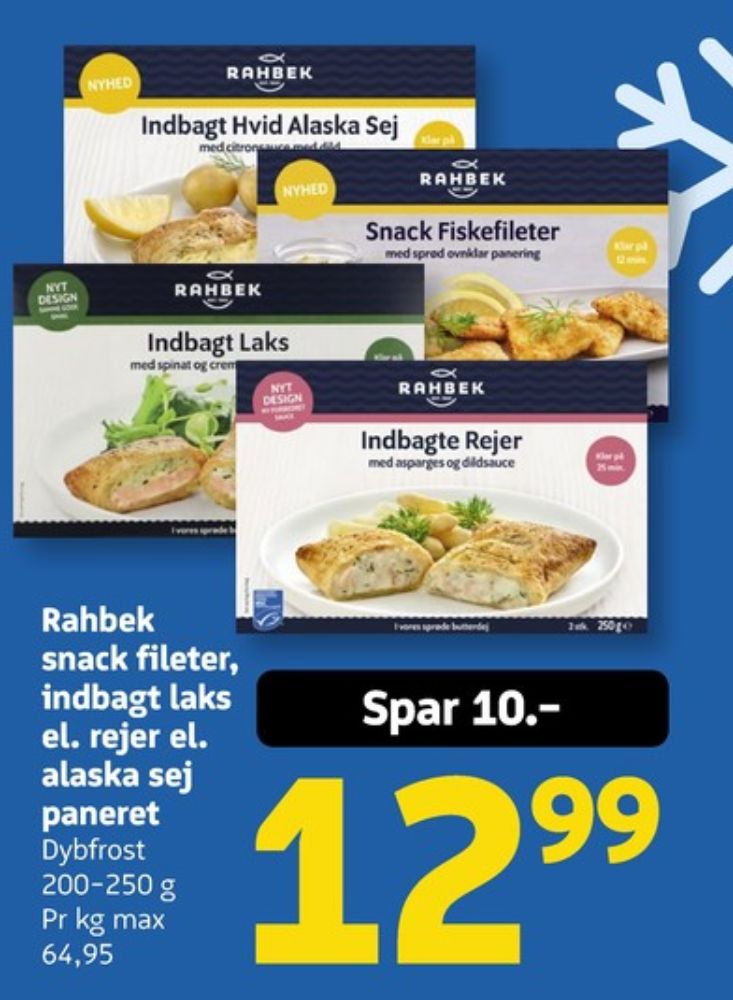 Rahbek, Indbagte Rejer med Asparges og Dildsauce