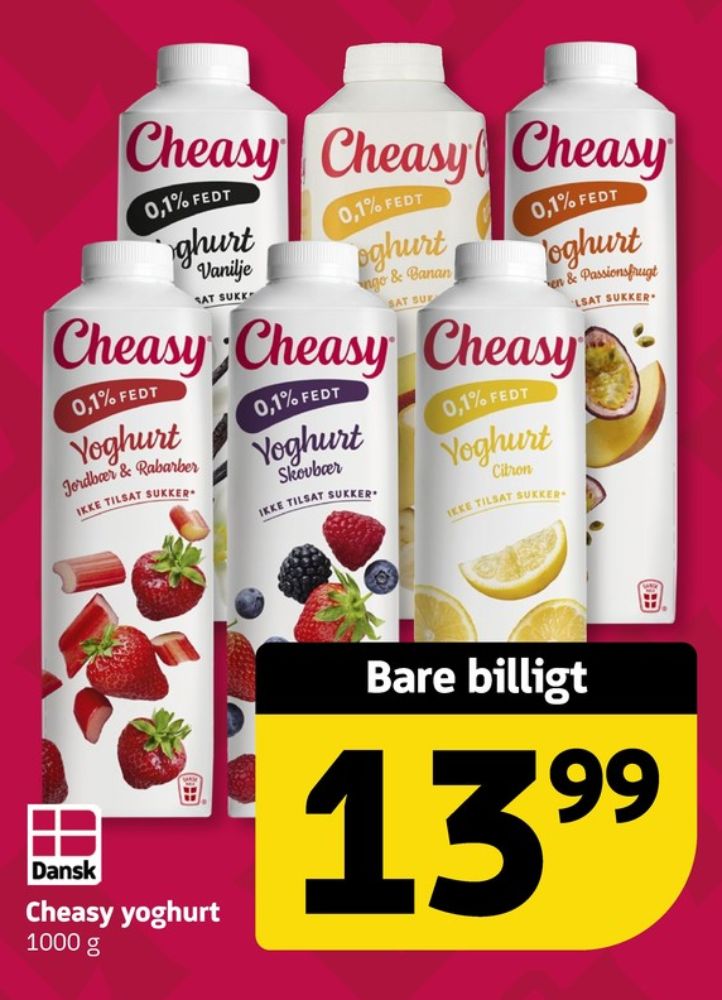 Cheasy, Vanilje Yoghurt 