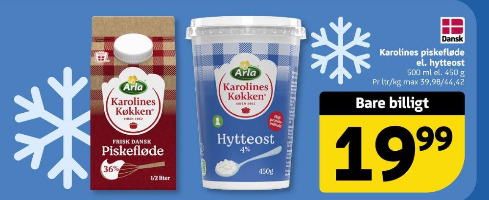 Karolines, Hytteost 4%