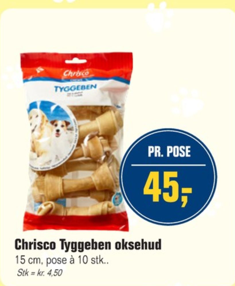 Chrisco, Tyggeben