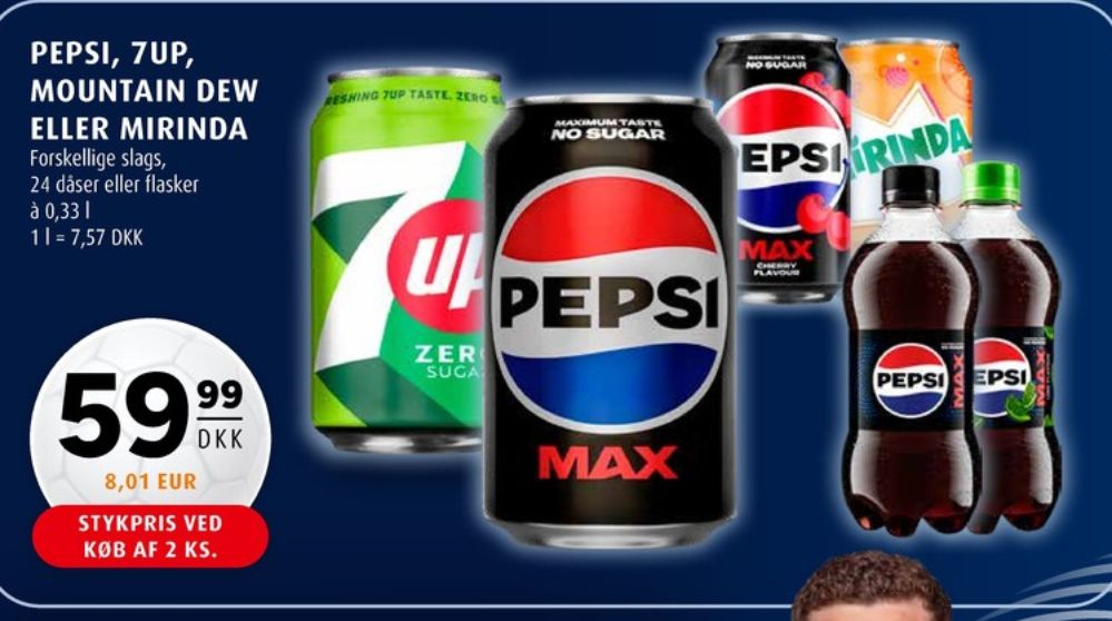 Pepsi Max, Cola 24 pk.