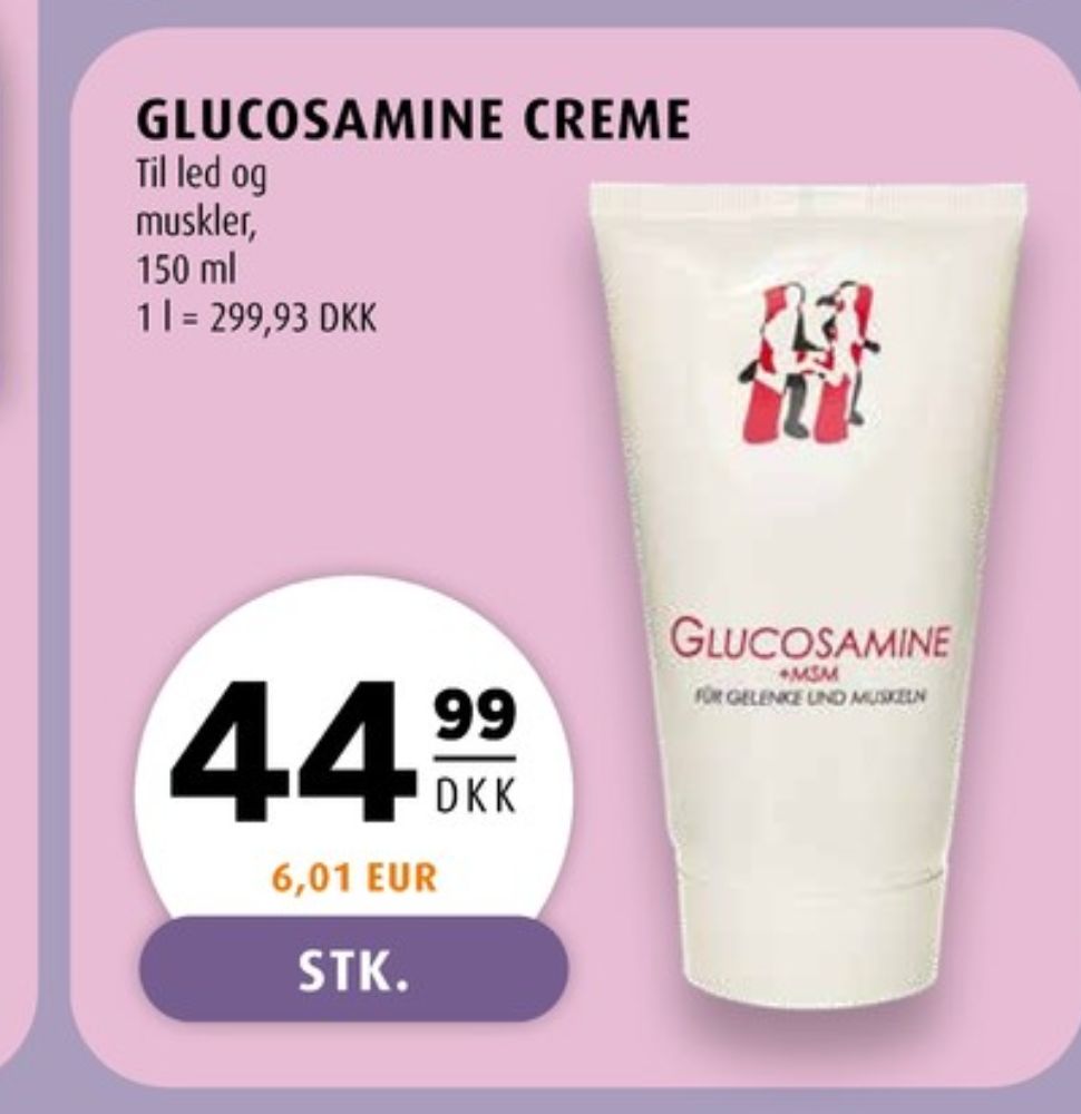 Glucosamin, Creme