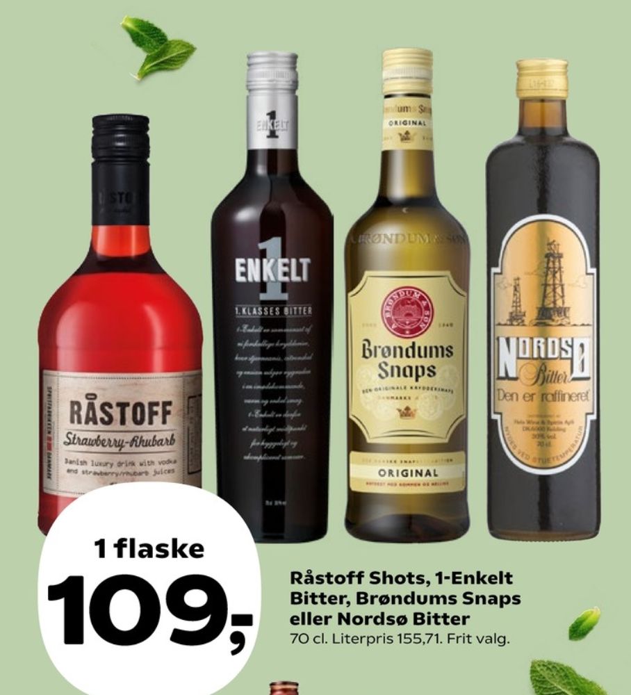 Brøndums  Klar, Snaps