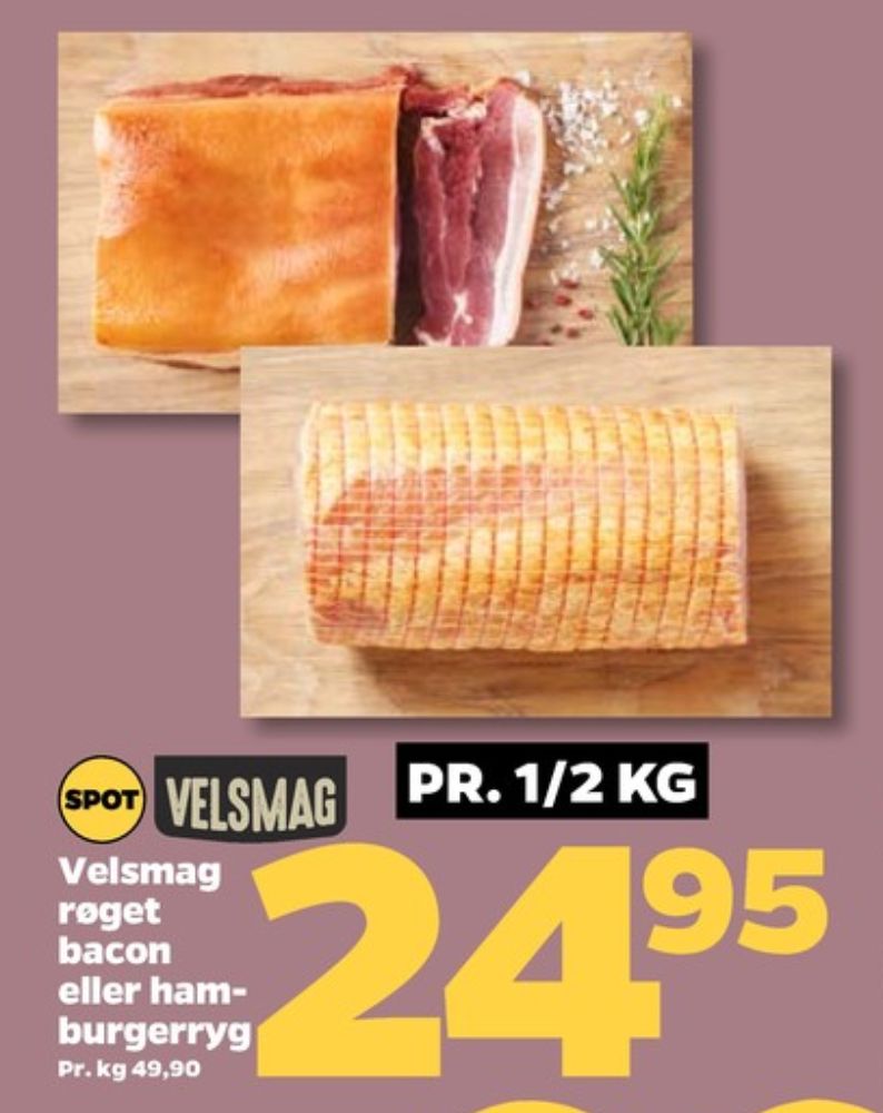 Velsmag, Bacon
