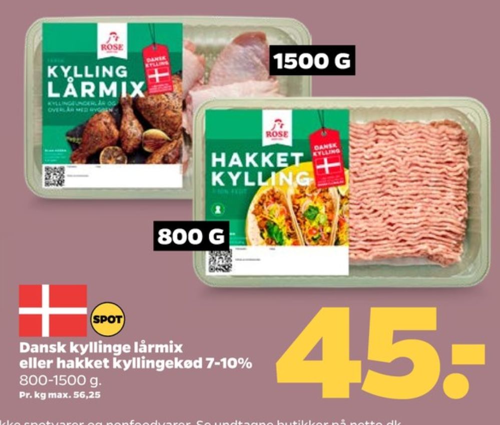 Rose, Kyllingelårmix