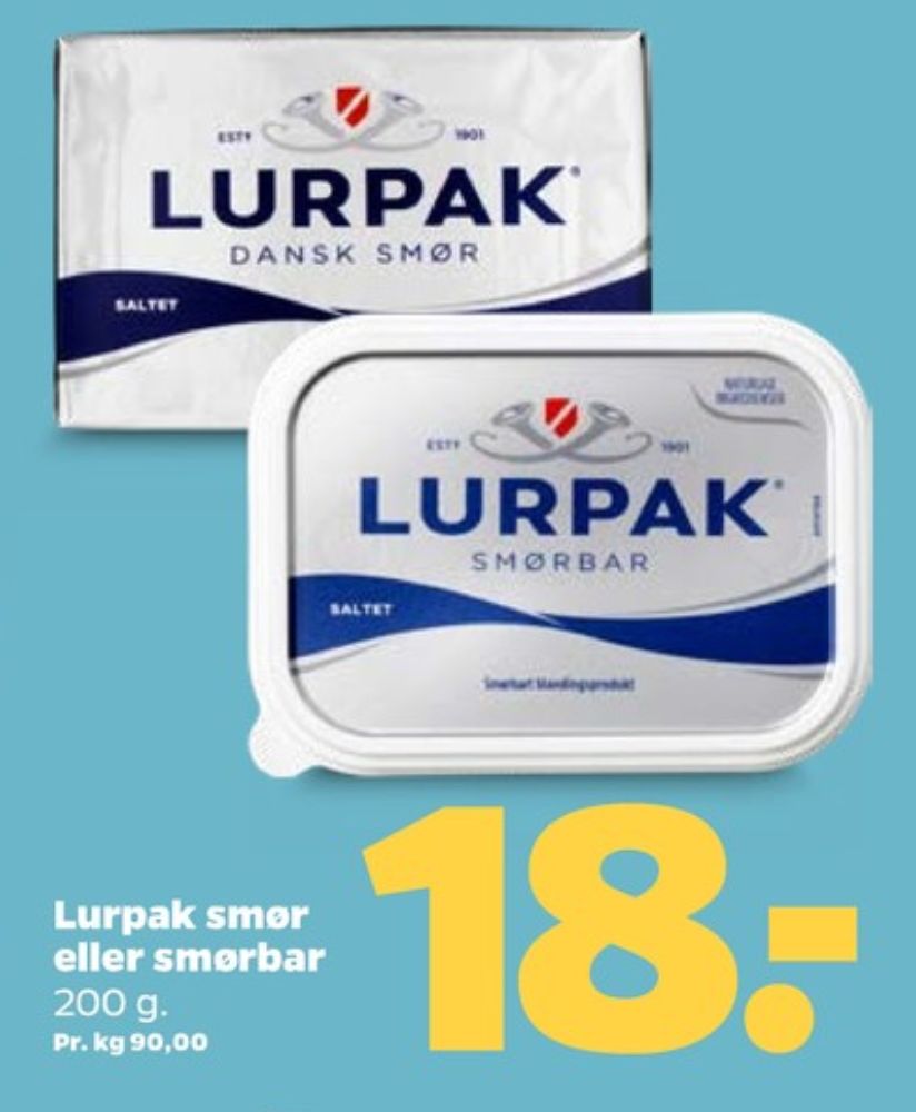 Lurpak, Smørbar