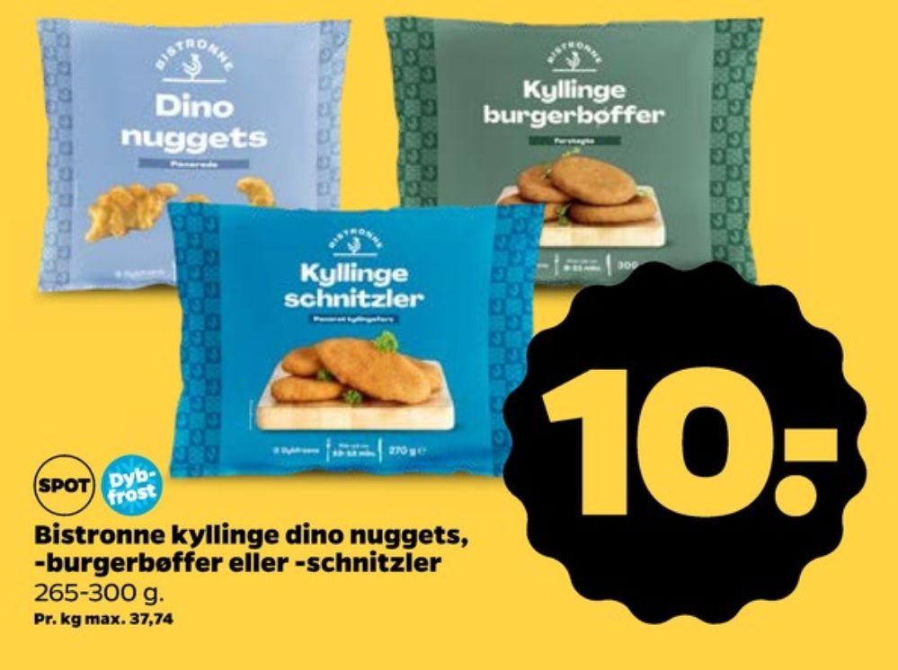 Bistronne, Kyllingeburger