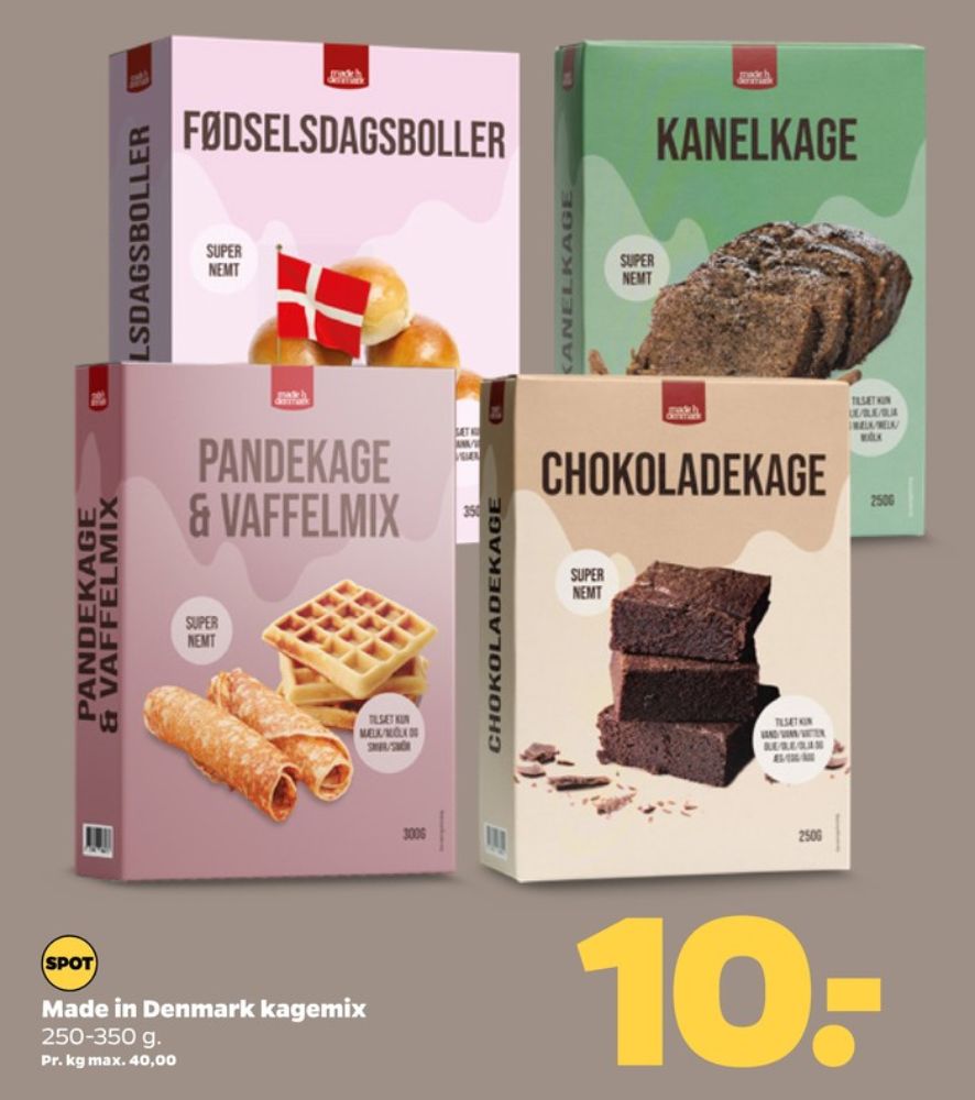 Made in Denmark, Chokoladekageblanding