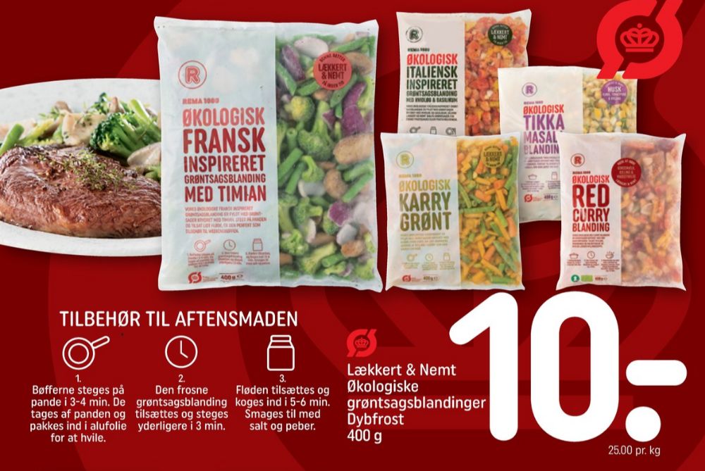 Rema 1000 Inspiring food, Panang med Kylling & Jasminris