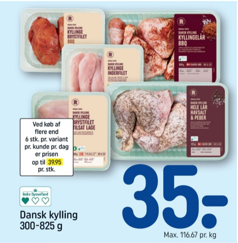 Rema 1000, Kyllingelår