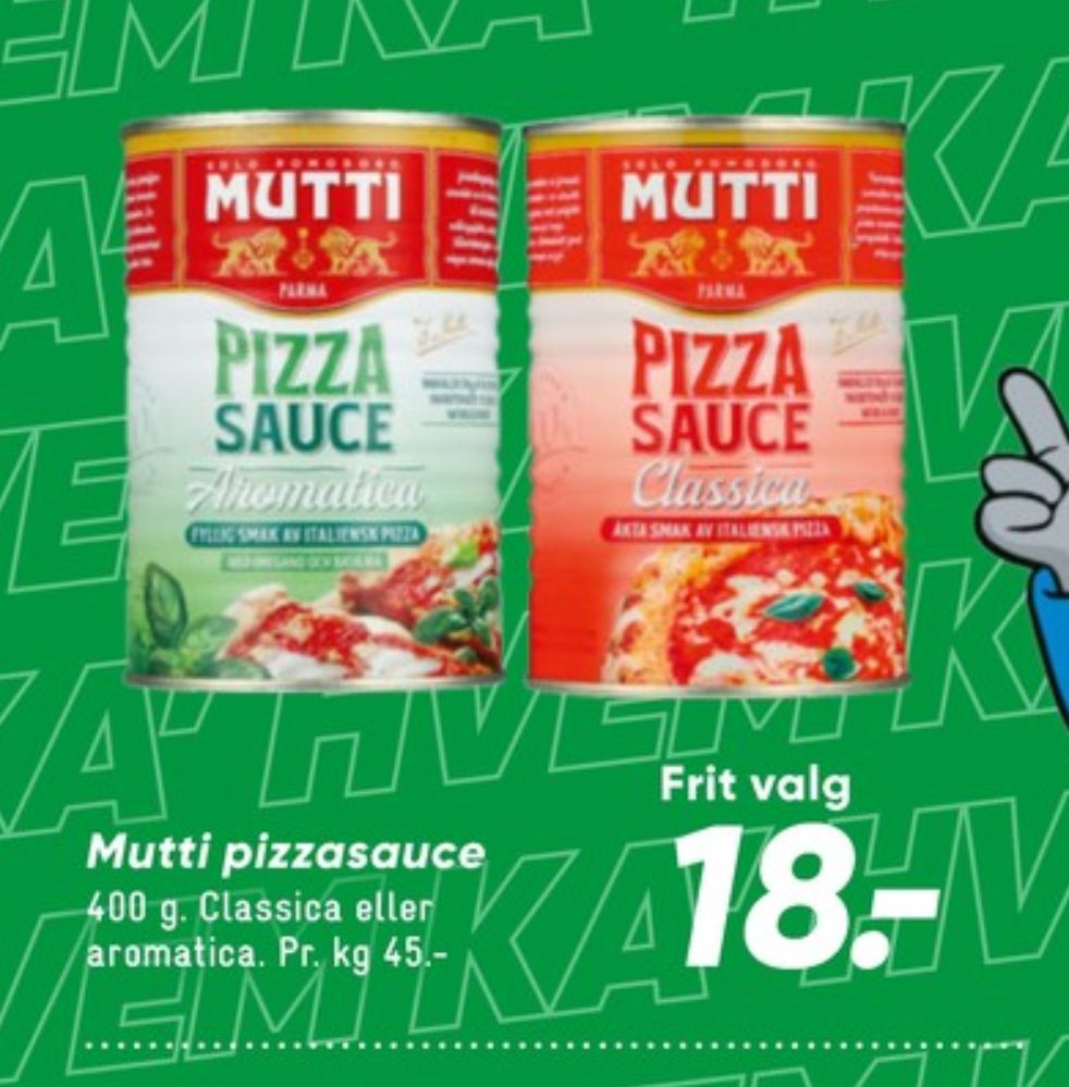 Mutti, Pizzasauce Classica