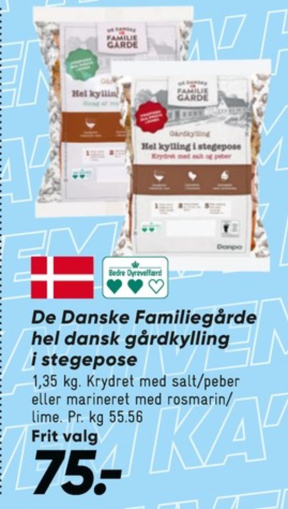 De Danske Familiegårde, Kylling