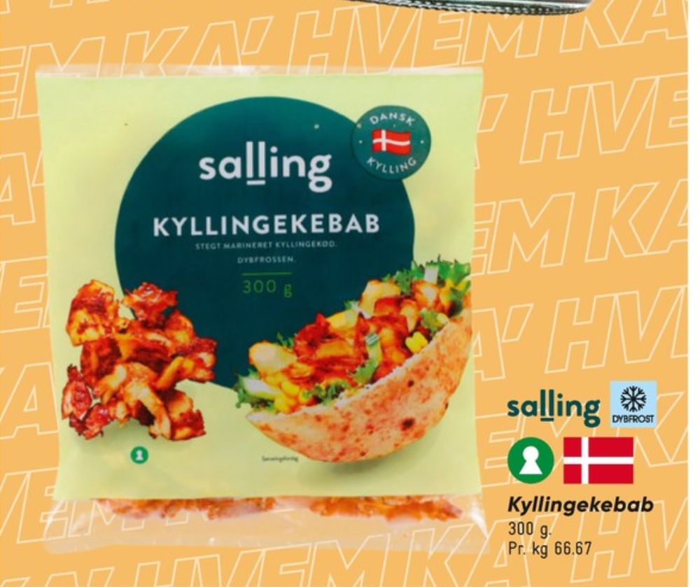 Salling, Kyllingekebab