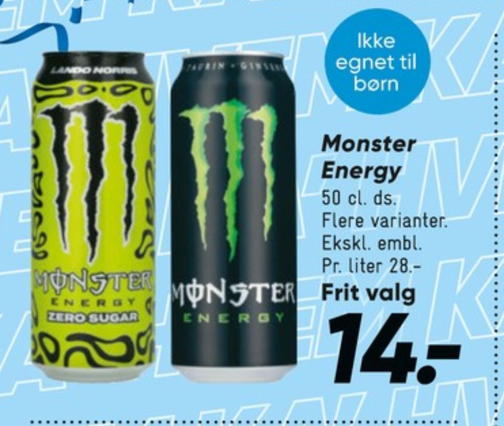 Monster Energy, Energidrik
