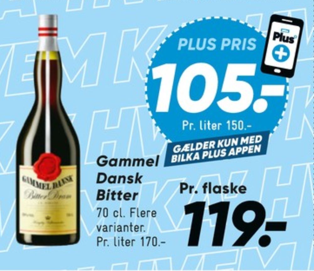 Gammel Dansk, Bitter
