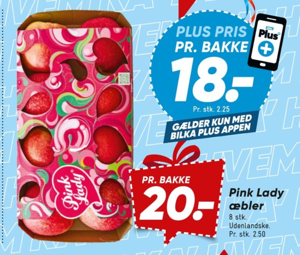 Pink lady, Æbler