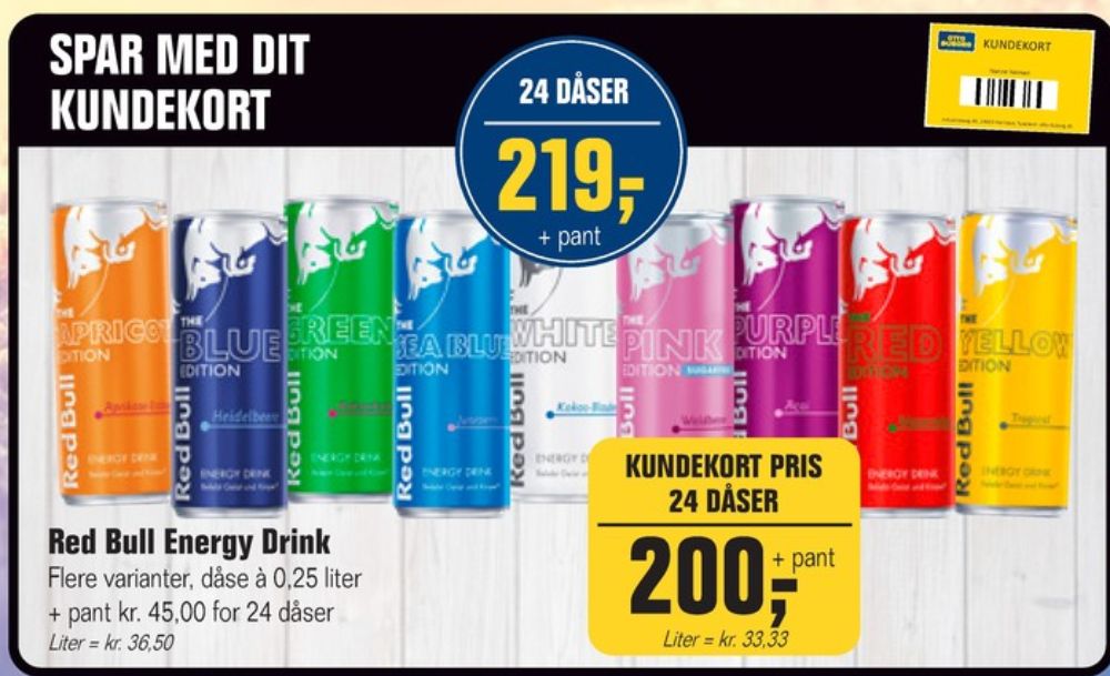 Red Bull The Apricot Edition, Energidrik 24 pk.