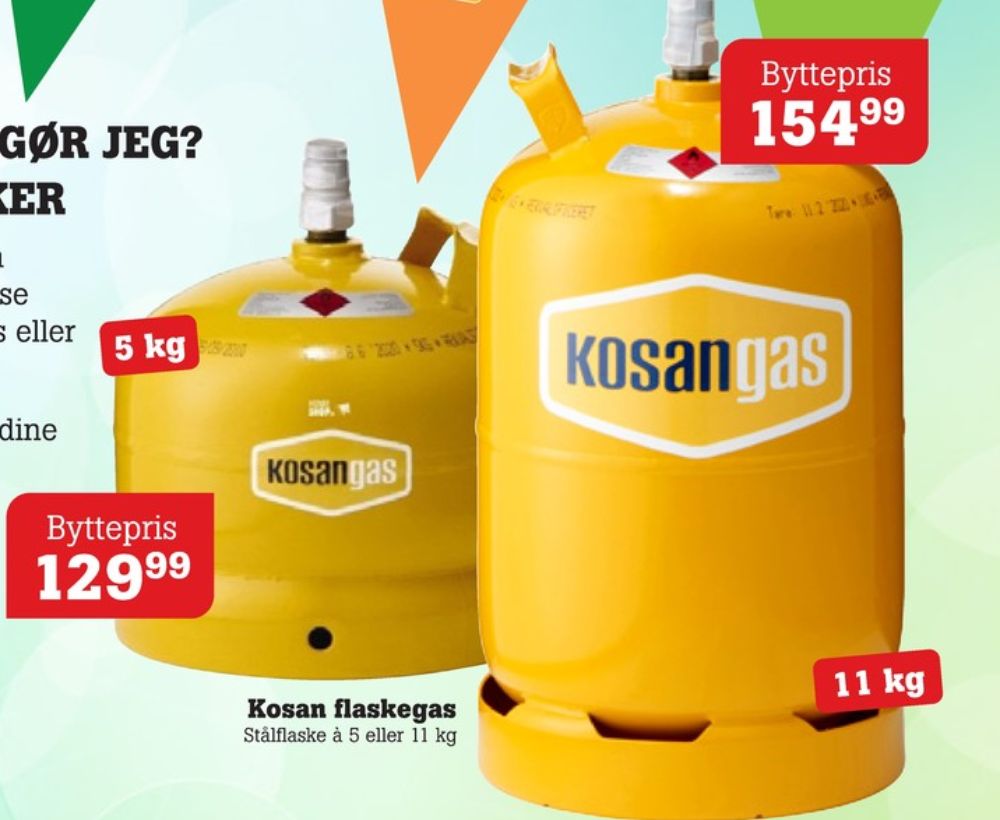 Kosan, Gasflaske