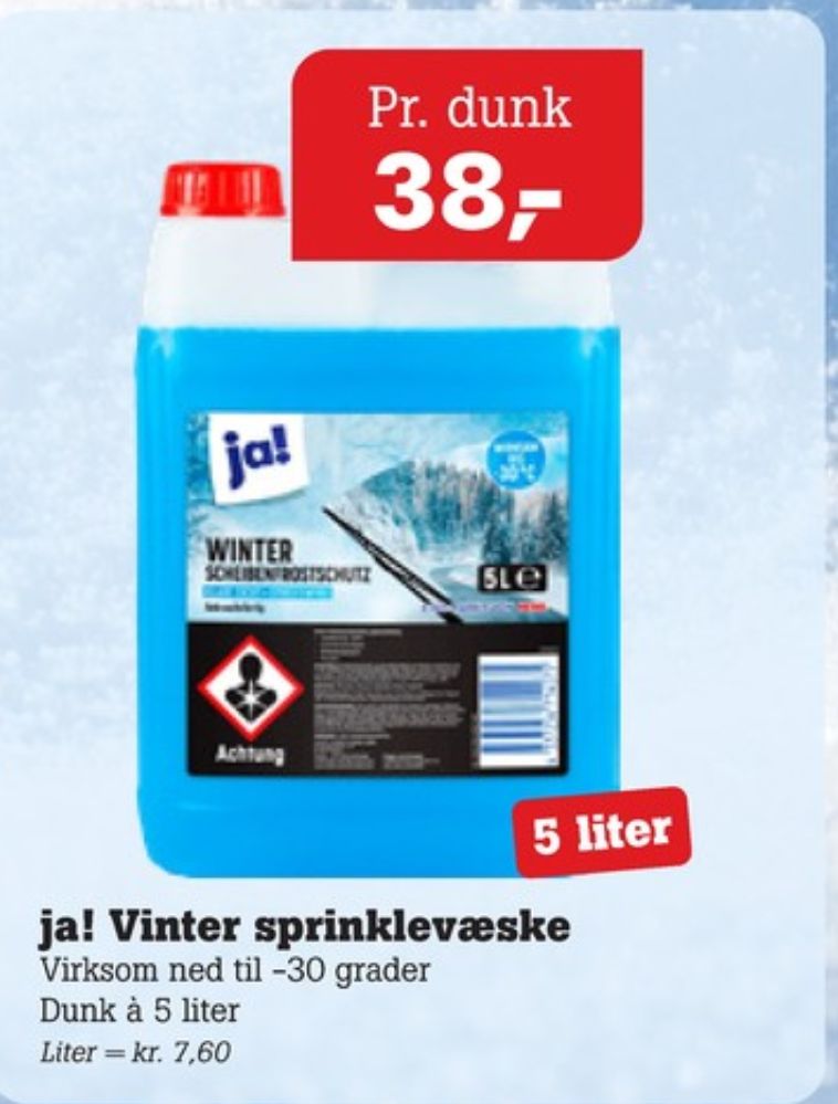 ja!, Sprinklervæske