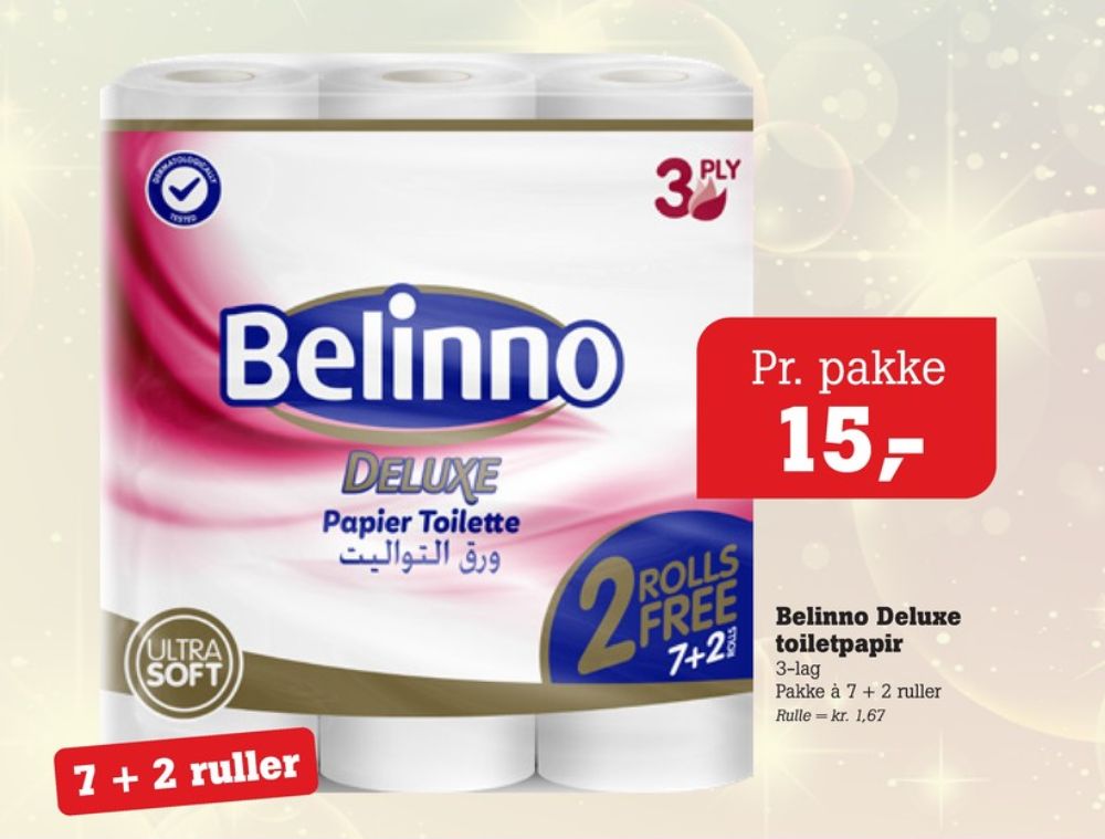 Belinno Deluxe, Toiletpapir