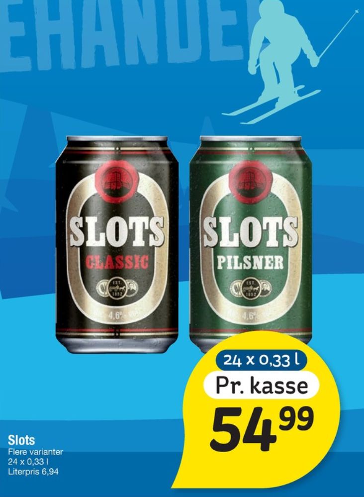 Slots Pilsner, Øl 24 pk.