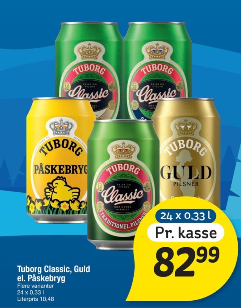 Tuborg Påskebryg, Øl 24 pk.